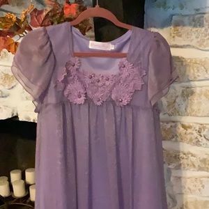 Pretty Angel brand purple Ladies shirt Large #10201